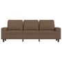 3-seater brown fabric sofa 180 cm by , Sofas - Ref: Foro24-359402, Price: 283,21 €, Discount: %