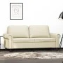 2-Sitzer-Sofa aus cremefarbenem Kunstleder, 140 cm von , Sofas - Ref: Foro24-359505, Preis: 223,04 €, Rabatt: %