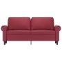 2-Sitzer-Sofa aus weinrotem Kunstleder, 140 cm von , Sofas - Ref: Foro24-359507, Preis: 240,96 €, Rabatt: %