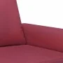 2 seater sofa in wine red synthetic leather 140 cm by , Sofas - Ref: Foro24-359507, Price: 227,94 €, Discount: %