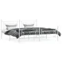 Metallbettgestell mit Kopf- und Fußteil weiß 193x203 cm von , Betten und Lattenroste - Ref: Foro24-374412, Preis: 133,79 €, R...