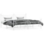 Metallbettgestell mit Kopf- und Fußteil weiß 193x203 cm von , Betten und Lattenroste - Ref: Foro24-374412, Preis: 135,85 €, R...