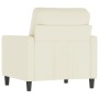 Cream velvet armchair 60 cm by , Sofas - Ref: Foro24-359187, Price: 182,33 €, Discount: %