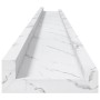 Estante de pared con estante 2 pcs Mármol 115 x 9 x 3 cm en Estantes y estanterías | Comprar online en Foro24