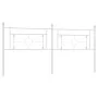 Cabecero de metal blanco 193 cm de , Cabeceros y pies de cama - Ref: Foro24-374425, Precio: 41,15 €, Descuento: %