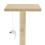 Katzenkratzbaum mit Sisal-Kratzstämmen 95 cm beige von vidaXL, Katzenmöbel - Ref: Foro24-170514, Preis: 66,30 €, Rabatt: %