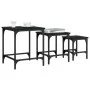 Mesas de centro apilables 3 piezas madera de ingeniería negro de , Mesas de centro - Ref: Foro24-838933, Precio: 40,89 €, Des...