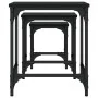 Stackable coffee tables 3 pieces black engineered wood by , Coffee table - Ref: Foro24-838933, Price: 39,93 €, Discount: %