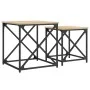 Stackable coffee tables 2 pieces engineered wood Sonoma oak by , Coffee table - Ref: Foro24-838944, Price: 43,34 €, Discount: %