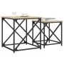 Stackable coffee tables 2 pieces engineered wood Sonoma oak by , Coffee table - Ref: Foro24-838944, Price: 43,34 €, Discount: %