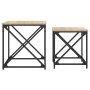Stapelbare Couchtische 2 Stück aus Holzwerkstoff Sonoma-Eiche von , Couchtisch - Ref: Foro24-838944, Preis: 53,35 €, Rabatt: %