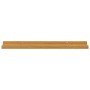 Estante de pared 4 pcs Beige 60 x 9 x 3 cm Madera de ingeniería en Estantes y estanterías | Comprar online en Foro24