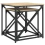 Stackable coffee tables 2 pieces engineered wood Sonoma oak by , Coffee table - Ref: Foro24-838944, Price: 43,34 €, Discount: %