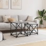 Stapelbare Couchtische 2 Stück Sonoma graues Holzwerkstoff von , Couchtisch - Ref: Foro24-838946, Preis: 55,02 €, Rabatt: %
