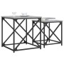 Stapelbare Couchtische 2 Stück Sonoma graues Holzwerkstoff von , Couchtisch - Ref: Foro24-838946, Preis: 55,02 €, Rabatt: %