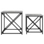 Stackable coffee tables 2 pieces Sonoma gray engineered wood by , Coffee table - Ref: Foro24-838946, Price: 55,02 €, Discount: %