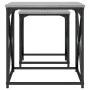 Mesas de centro apilables 2 pzas madera ingeniería gris Sonoma de , Mesas de centro - Ref: Foro24-838946, Precio: 54,30 €, De...