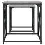 Stapelbare Couchtische 2 Stück Sonoma graues Holzwerkstoff von , Couchtisch - Ref: Foro24-838946, Preis: 55,02 €, Rabatt: %