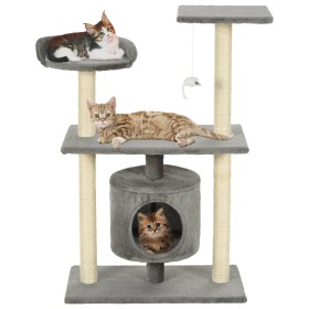 Katzenkratzbaum mit Sisal-Kratzbäumen 95 cm grau von vidaXL, Katzenmöbel - Ref: Foro24-170512, Preis: 58,94 €, Rabatt: %