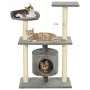 Cat scratcher with 95 cm tall gray sisal scratching posts by vidaXL, Cat furniture - Ref: Foro24-170512, Price: 57,97 €, Disc...