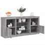 Sideboard mit LED-Leuchten Sonomagrau 142,5x37x67 cm von , Sideboards - Ref: Foro24-3209091, Preis: 167,40 €, Rabatt: %