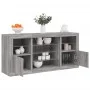 Sideboard mit LED-Leuchten Sonomagrau 142,5x37x67 cm von , Sideboards - Ref: Foro24-3209091, Preis: 161,04 €, Rabatt: %
