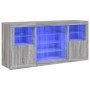 Sideboard mit LED-Leuchten Sonomagrau 142,5x37x67 cm von , Sideboards - Ref: Foro24-3209091, Preis: 167,40 €, Rabatt: %