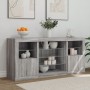Sideboard mit LED-Leuchten Sonomagrau 142,5x37x67 cm von , Sideboards - Ref: Foro24-3209091, Preis: 167,40 €, Rabatt: %