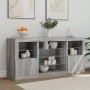 Sideboard mit LED-Leuchten Sonomagrau 142,5x37x67 cm von , Sideboards - Ref: Foro24-3209091, Preis: 161,04 €, Rabatt: %