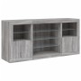 Sideboard mit LED-Leuchten Sonomagrau 142,5x37x67 cm von , Sideboards - Ref: Foro24-3209091, Preis: 167,40 €, Rabatt: %