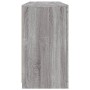 Aparador con luces LED gris Sonoma 142,5x37x67 cm de , Aparadores - Ref: Foro24-3209091, Precio: 173,22 €