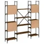 Smoked oak engineered wood shelf 155.5x24x166.5 cm by , Bookcases and shelves - Ref: Foro24-838860, Price: 97,16 €, Discount: %