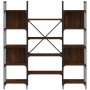 Smoked oak engineered wood shelf 155.5x24x166.5 cm by , Bookcases and shelves - Ref: Foro24-838862, Price: 101,85 €, Discount: %