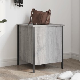 Sonoma gray engineered wood storage bench 40x42.5x50cm by , Benches for halls and storage - Ref: Foro24-839011, Price: 41,99 ...