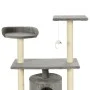 Cat scratcher with 95 cm tall gray sisal scratching posts by vidaXL, Cat furniture - Ref: Foro24-170512, Price: 57,97 €, Disc...
