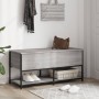 Sonoma gray engineered wood storage bench 100x42.5x47cm by , Benches for halls and storage - Ref: Foro24-839026, Price: 68,26...