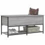 Sonoma gray engineered wood storage bench 100x42.5x47cm by , Benches for halls and storage - Ref: Foro24-839026, Price: 67,70...