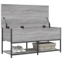Sonoma gray engineered wood storage bench 100x42.5x47cm by , Benches for halls and storage - Ref: Foro24-839026, Price: 68,26...