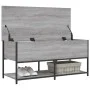 Sonoma gray engineered wood storage bench 100x42.5x47cm by , Benches for halls and storage - Ref: Foro24-839026, Price: 67,70...