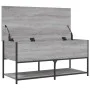 Sonoma gray engineered wood storage bench 100x42.5x47cm by , Benches for halls and storage - Ref: Foro24-839026, Price: 67,70...