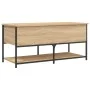 Engineered wood storage bench Sonoma oak 100x42.5x47 cm by , Benches for halls and storage - Ref: Foro24-839024, Price: 78,90...