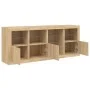 Sideboard mit LED-Leuchten Sonoma-Eiche 164x37x67 cm von , Sideboards - Ref: Foro24-3209053, Preis: 221,71 €, Rabatt: %