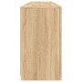 Sideboard with LED lights Sonoma oak 164x37x67 cm by , Sideboards - Ref: Foro24-3209053, Price: 228,33 €, Discount: %