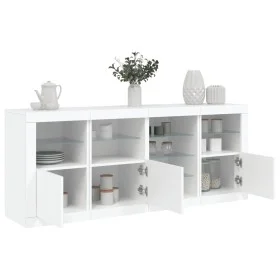 Sideboard with white LED lights 164x37x67 cm by , Sideboards - Ref: Foro24-3209051, Price: 224,10 €, Discount: %