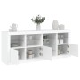 Sideboard mit weißen LED-Leuchten 164x37x67 cm von , Sideboards - Ref: Foro24-3209051, Preis: 229,82 €, Rabatt: %