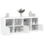 Sideboard with white LED lights 164x37x67 cm by , Sideboards - Ref: Foro24-3209051, Price: 224,10 €, Discount: %