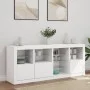 Sideboard with white LED lights 164x37x67 cm by , Sideboards - Ref: Foro24-3209051, Price: 224,10 €, Discount: %