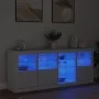 Sideboard with white LED lights 164x37x67 cm by , Sideboards - Ref: Foro24-3209051, Price: 224,10 €, Discount: %