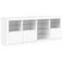 Sideboard with white LED lights 164x37x67 cm by , Sideboards - Ref: Foro24-3209051, Price: 224,10 €, Discount: %