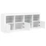 Sideboard with white LED lights 164x37x67 cm by , Sideboards - Ref: Foro24-3209051, Price: 224,10 €, Discount: %